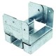 ABA 4x4 ZMAX Galvanized Adjustable Post Base