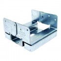 ABA 6x6 ZMAX Galvanized Adjustable Post Base