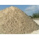 Washed plaster sand