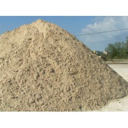 Washed plaster sand