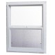 24 in. x 30 in. Single Hung Vinyl Window - White