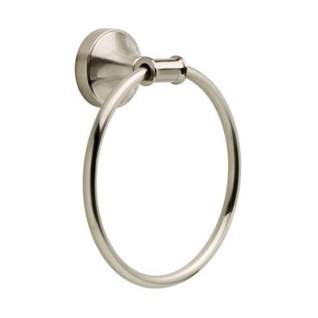 Phoebe Towel Ring in Satin Nickel